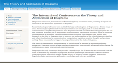 Desktop Screenshot of diagrams-conference.org
